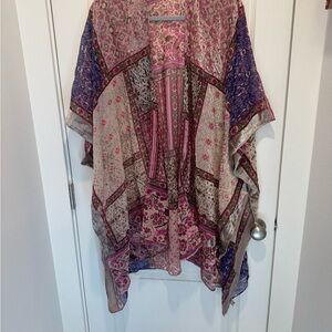 Multicolor Bohemian Kimono